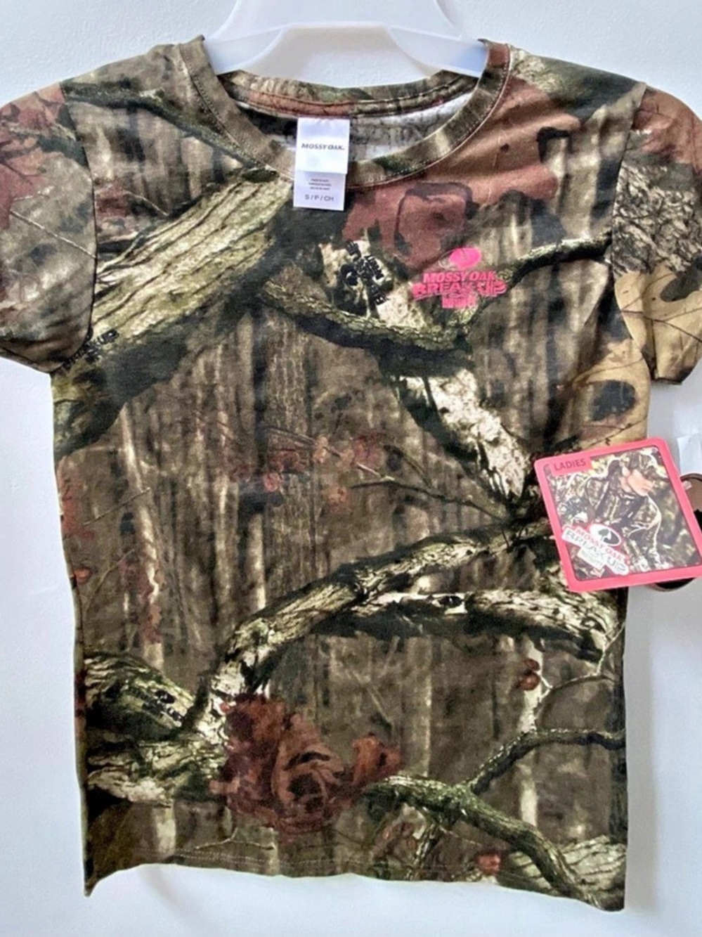 Mossy Oak Break-Up Infinity Ladies Short Sleeve Tee Ladies Camo Tee